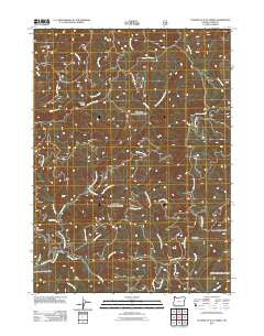Fourth of July Creek Oregon Historical topographic map, 1:24000 scale, 7.5 X 7.5 Minute, Year 2011