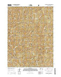 Fourth of July Creek Oregon Current topographic map, 1:24000 scale, 7.5 X 7.5 Minute, Year 2014
