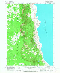 Fremont Point Oregon Historical topographic map, 1:24000 scale, 7.5 X 7.5 Minute, Year 1966