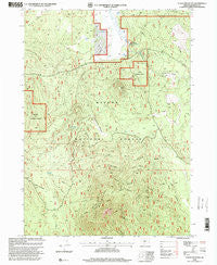 Fuego Mountain Oregon Historical topographic map, 1:24000 scale, 7.5 X 7.5 Minute, Year 1998