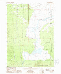 Fuego Oregon Historical topographic map, 1:24000 scale, 7.5 X 7.5 Minute, Year 1988