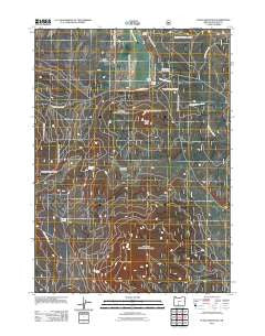 Fuego Mountain Oregon Historical topographic map, 1:24000 scale, 7.5 X 7.5 Minute, Year 2011