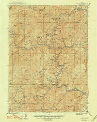 Galice Oregon Historical topographic map, 1:62500 scale, 15 X 15 Minute, Year 1948