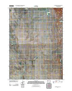 Garrison Lake Oregon Historical topographic map, 1:24000 scale, 7.5 X 7.5 Minute, Year 2011