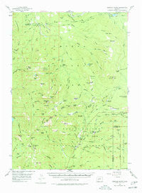 Garwood Butte Oregon Historical topographic map, 1:62500 scale, 15 X 15 Minute, Year 1956