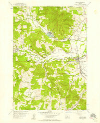 Gaston Oregon Historical topographic map, 1:24000 scale, 7.5 X 7.5 Minute, Year 1956