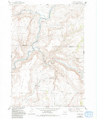 Gateway Oregon Historical topographic map, 1:24000 scale, 7.5 X 7.5 Minute, Year 1962