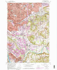 Gladstone Oregon Historical topographic map, 1:24000 scale, 7.5 X 7.5 Minute, Year 1961