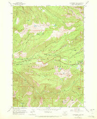 Government Camp Oregon Historical topographic map, 1:24000 scale, 7.5 X 7.5 Minute, Year 1962