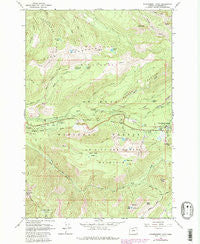 Government Camp Oregon Historical topographic map, 1:24000 scale, 7.5 X 7.5 Minute, Year 1962