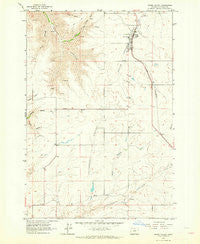 Grass Valley Oregon Historical topographic map, 1:24000 scale, 7.5 X 7.5 Minute, Year 1962