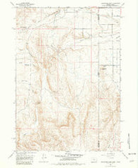Graveyard Point Idaho Historical topographic map, 1:24000 scale, 7.5 X 7.5 Minute, Year 1967