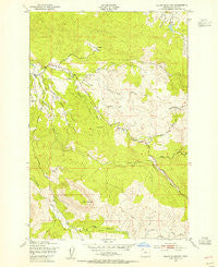 Green Mountain Oregon Historical topographic map, 1:24000 scale, 7.5 X 7.5 Minute, Year 1949