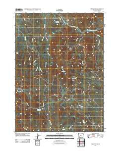 Grizzly Peak Oregon Historical topographic map, 1:24000 scale, 7.5 X 7.5 Minute, Year 2011