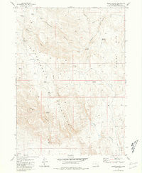 Groan Canyon Oregon Historical topographic map, 1:24000 scale, 7.5 X 7.5 Minute, Year 1981