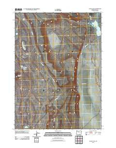 Guano Lake Oregon Historical topographic map, 1:24000 scale, 7.5 X 7.5 Minute, Year 2011
