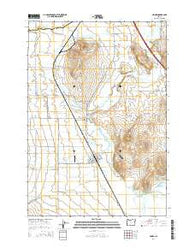 Haines Oregon Current topographic map, 1:24000 scale, 7.5 X 7.5 Minute, Year 2014