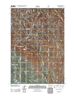 Halfway Oregon Historical topographic map, 1:24000 scale, 7.5 X 7.5 Minute, Year 2011