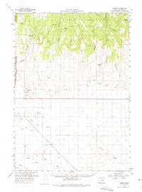 Harney Oregon Historical topographic map, 1:62500 scale, 15 X 15 Minute, Year 1959