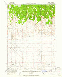 Harney Oregon Historical topographic map, 1:62500 scale, 15 X 15 Minute, Year 1959
