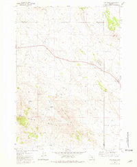 Hat Butte Oregon Historical topographic map, 1:24000 scale, 7.5 X 7.5 Minute, Year 1981