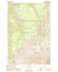 Hat Point Oregon Historical topographic map, 1:24000 scale, 7.5 X 7.5 Minute, Year 1990