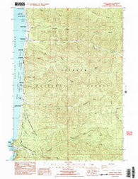 Heceta Head Oregon Historical topographic map, 1:24000 scale, 7.5 X 7.5 Minute, Year 1984
