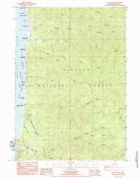 Heceta Head Oregon Historical topographic map, 1:24000 scale, 7.5 X 7.5 Minute, Year 1984