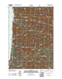 Heceta Head Oregon Historical topographic map, 1:24000 scale, 7.5 X 7.5 Minute, Year 2011