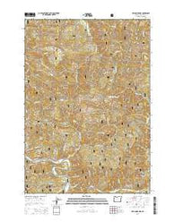 Hellion Rapids Oregon Current topographic map, 1:24000 scale, 7.5 X 7.5 Minute, Year 2014