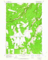 Henkle Butte Oregon Historical topographic map, 1:24000 scale, 7.5 X 7.5 Minute, Year 1962