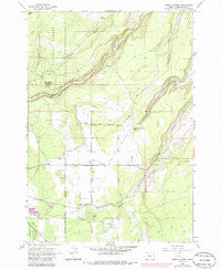 Henkle Butte Oregon Historical topographic map, 1:24000 scale, 7.5 X 7.5 Minute, Year 1962