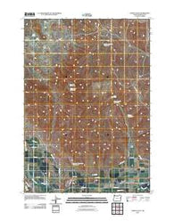 Henry Gulch Oregon Historical topographic map, 1:24000 scale, 7.5 X 7.5 Minute, Year 2011