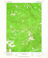 Hickman Butte Oregon Historical topographic map, 1:24000 scale, 7.5 X 7.5 Minute, Year 1962