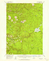 High Rock Oregon Historical topographic map, 1:62500 scale, 15 X 15 Minute, Year 1956