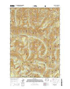 High Rock Oregon Current topographic map, 1:24000 scale, 7.5 X 7.5 Minute, Year 2014