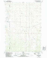 Horse Butte Oregon Historical topographic map, 1:24000 scale, 7.5 X 7.5 Minute, Year 1988