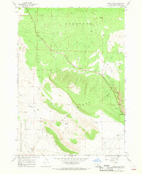 Horse Ridge Oregon Historical topographic map, 1:24000 scale, 7.5 X 7.5 Minute, Year 1967