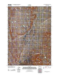 Horse Mountain Oregon Historical topographic map, 1:24000 scale, 7.5 X 7.5 Minute, Year 2011