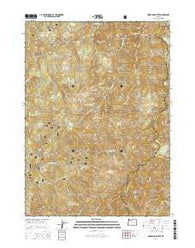 Horse Sign Butte Oregon Current topographic map, 1:24000 scale, 7.5 X 7.5 Minute, Year 2014