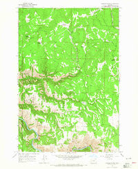 Howard Butte Oregon Historical topographic map, 1:24000 scale, 7.5 X 7.5 Minute, Year 1964