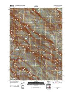 Hughet Spring Oregon Historical topographic map, 1:24000 scale, 7.5 X 7.5 Minute, Year 2011