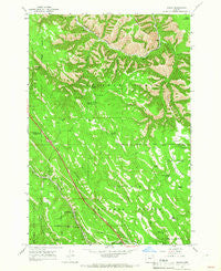 Huron Oregon Historical topographic map, 1:24000 scale, 7.5 X 7.5 Minute, Year 1964