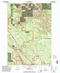 Huron Oregon Historical topographic map, 1:24000 scale, 7.5 X 7.5 Minute, Year 1995