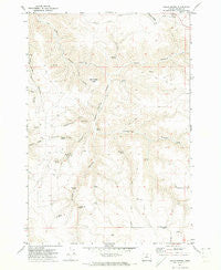 Indian Spring Oregon Historical topographic map, 1:24000 scale, 7.5 X 7.5 Minute, Year 1971
