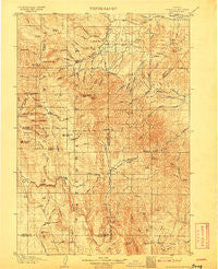 Ironside Mountain Oregon Historical topographic map, 1:125000 scale, 30 X 30 Minute, Year 1908