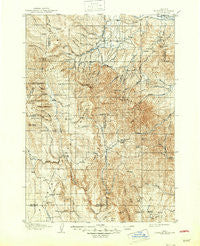 Ironside Mountain Oregon Historical topographic map, 1:125000 scale, 30 X 30 Minute, Year 1908