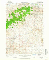 Ironside Oregon Historical topographic map, 1:62500 scale, 15 X 15 Minute, Year 1964