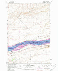 Irrigon Oregon Historical topographic map, 1:24000 scale, 7.5 X 7.5 Minute, Year 1962
