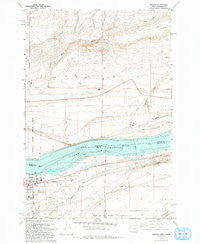 Irrigon Oregon Historical topographic map, 1:24000 scale, 7.5 X 7.5 Minute, Year 1993